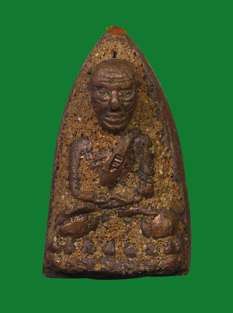 *กรรมการ* หลวงพ่อทวด 2 หน้า หล่อโบราณหล่อเทดินไทย (รุ่นแรก) หลวงพ่อรวย วัดตะโก จ.อยุธยา ปี 2556 รุ่นรวยนิรันตราย เนื้อนวะโลหะหล่อโบราณเทดินไทย หมายเลข ๓๐ กรรมการ