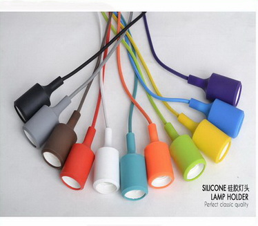 ฐานโคมไฟติดเพดาน Modern E27 Ceiling Pendant Lamp Light Bulb Holder
