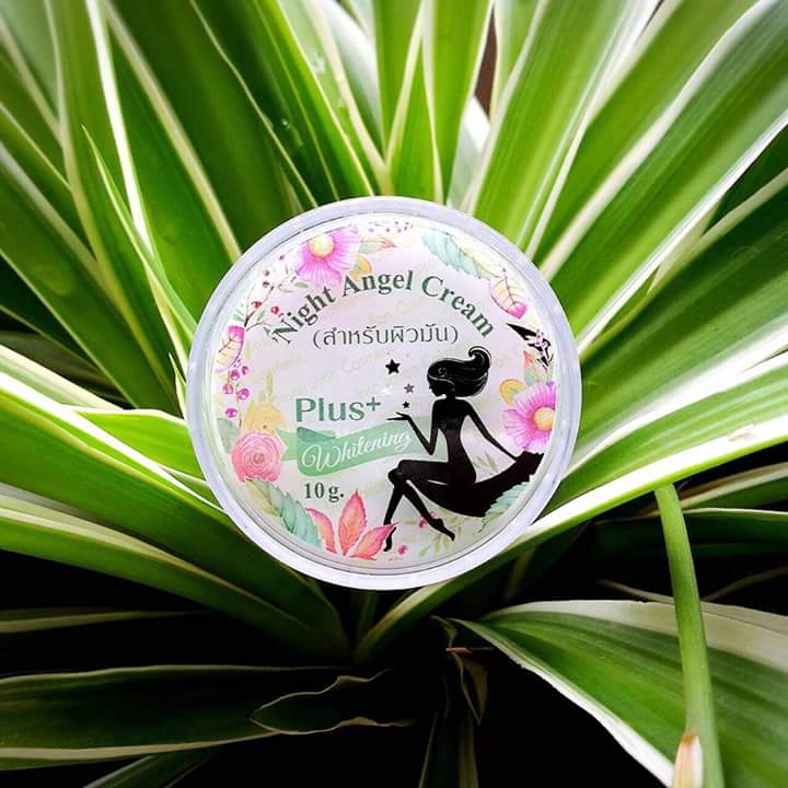 Night Angel Cream Plus Whitening 10 g. ครีมเทวดา ลดสิว ลดริ้วรอย ลดฝ้า กระ จุดด่างดำ