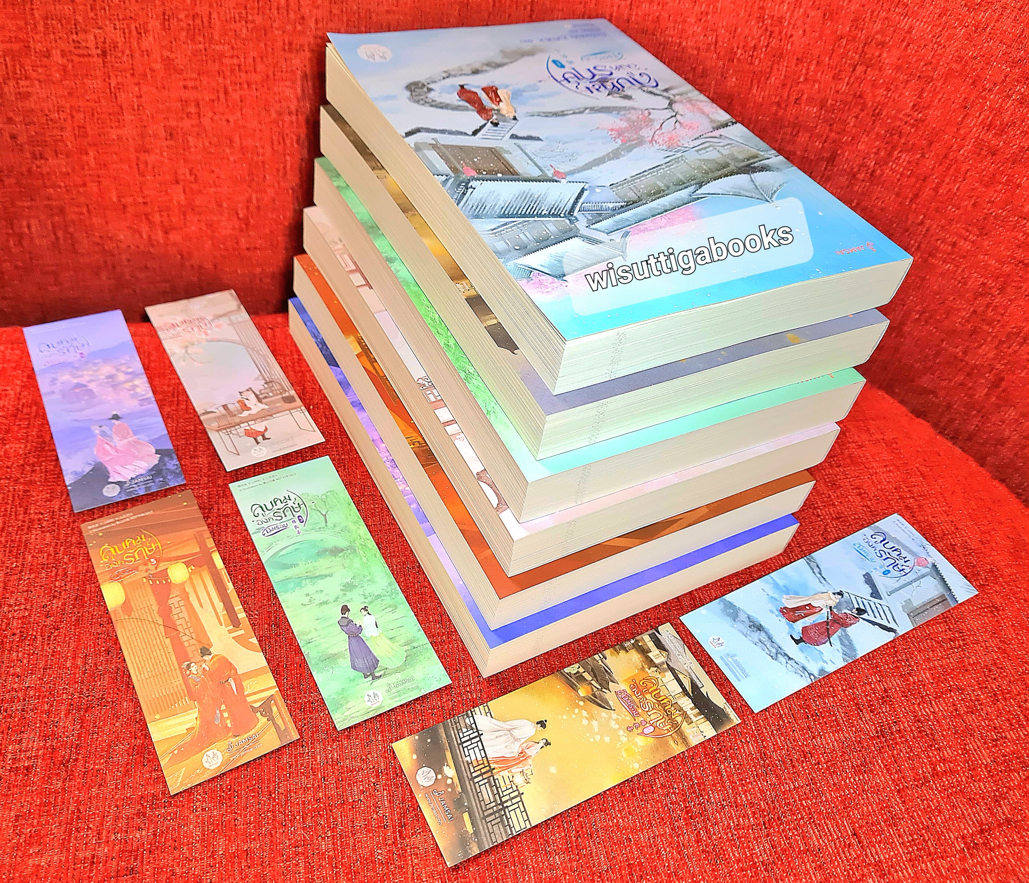 ลูบคมองครักษ์สวมรอย (6เล่มจบ+จิบิ+ที่คั่น+โปสการ์ดครบ) : จิ่วเยวี่ยหลิวหั่ว เขียน , เม่นน้อย แปล