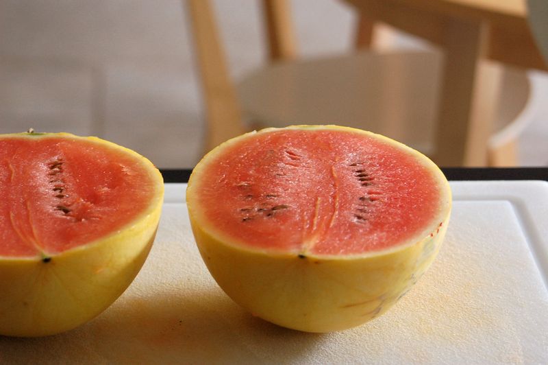 แตงโมเปลือกเหลือง - Golden Midget Watermelon