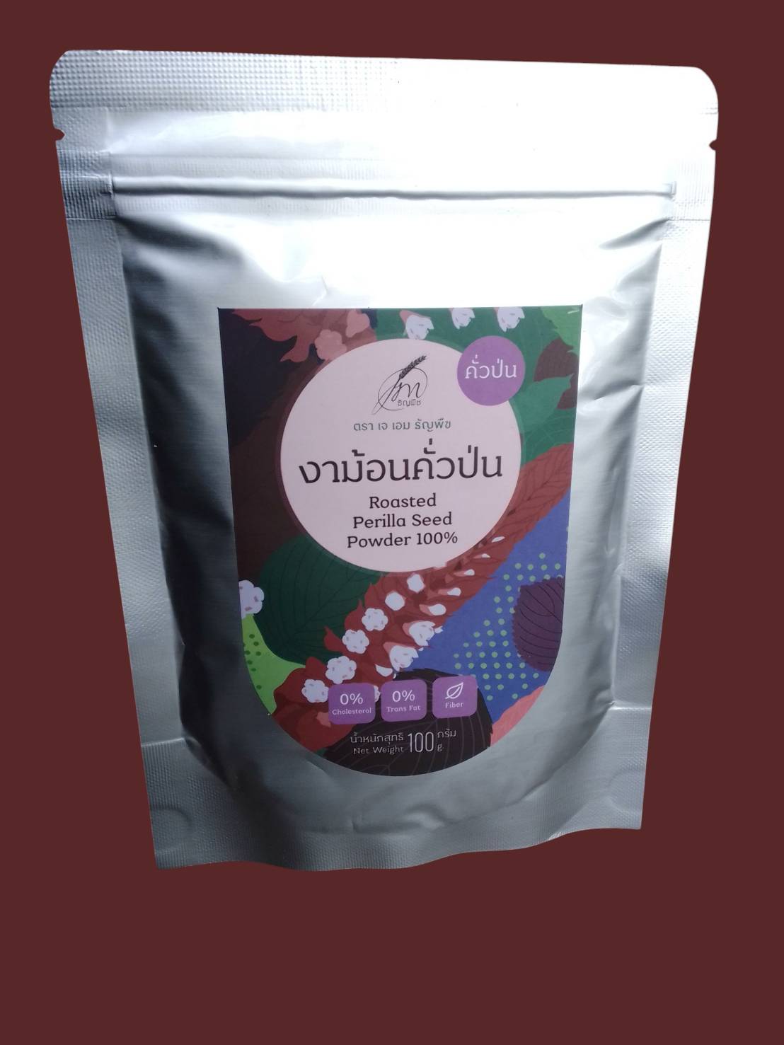 36-329-2100-2 งาม้อนคั่วป่น 100ก. JM ธัญญพืช