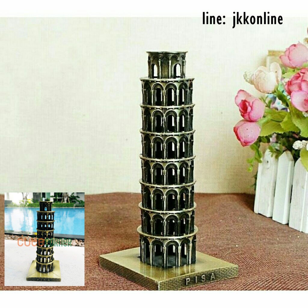 01710-โมเดลหอเอนปิซา 16 ซม - ฟรีค่าส่ง