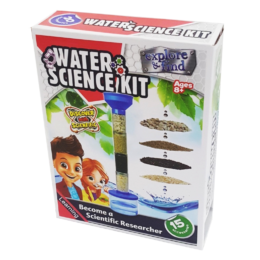 VB021-ST100 ของเล่น ทดลองวิทยาศาตร์ เสริมทักษะ เสริมพัฒนาการ Water Science Kit เครื่องกรองน้ำธรรมชาติ