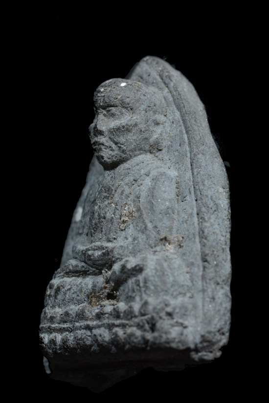 หลวงพ่อทวด พิมพ์กลับบัว เนื้อว่านกดมือ พ่อท่านพล วัดนาประดู่ พ.ศ.2534