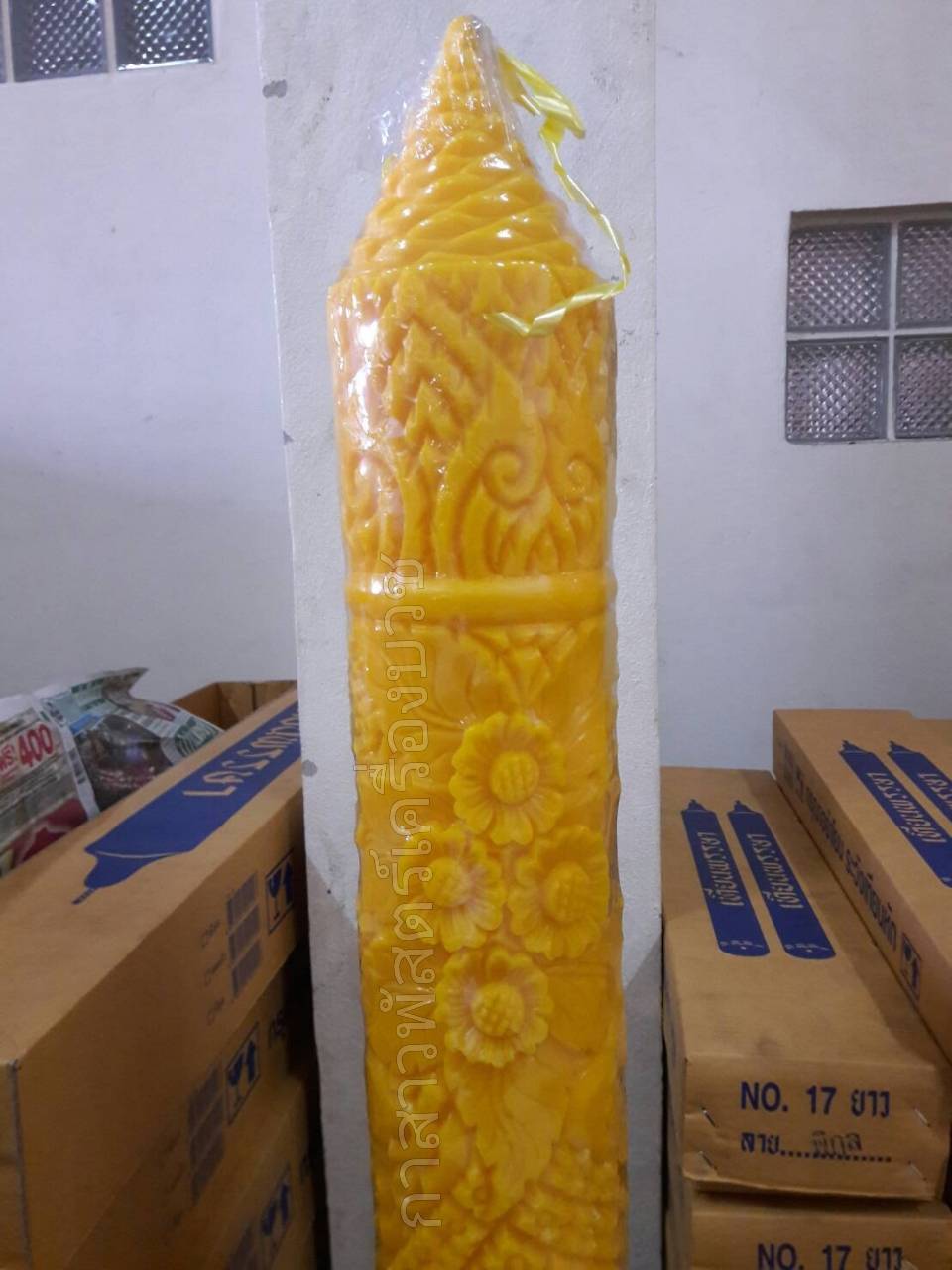 เทียนพรรษา แกะลาย แท้ 100% (ผลิตจากไขพาราฟินใหม่ทุกต้น) ส่งตรงจากโรงงาน ใหม่ล่าสุด 2567 (แกะสลักลาย)