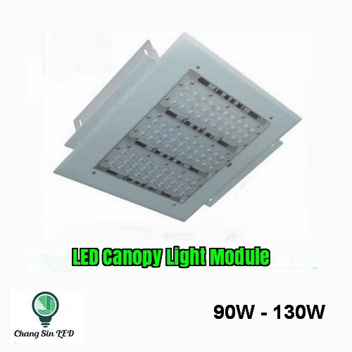 โคมไฟ LED Canopy Light 90-130W สำหรับใช้ในปั๊มน้ำมันและอื่นๆ
