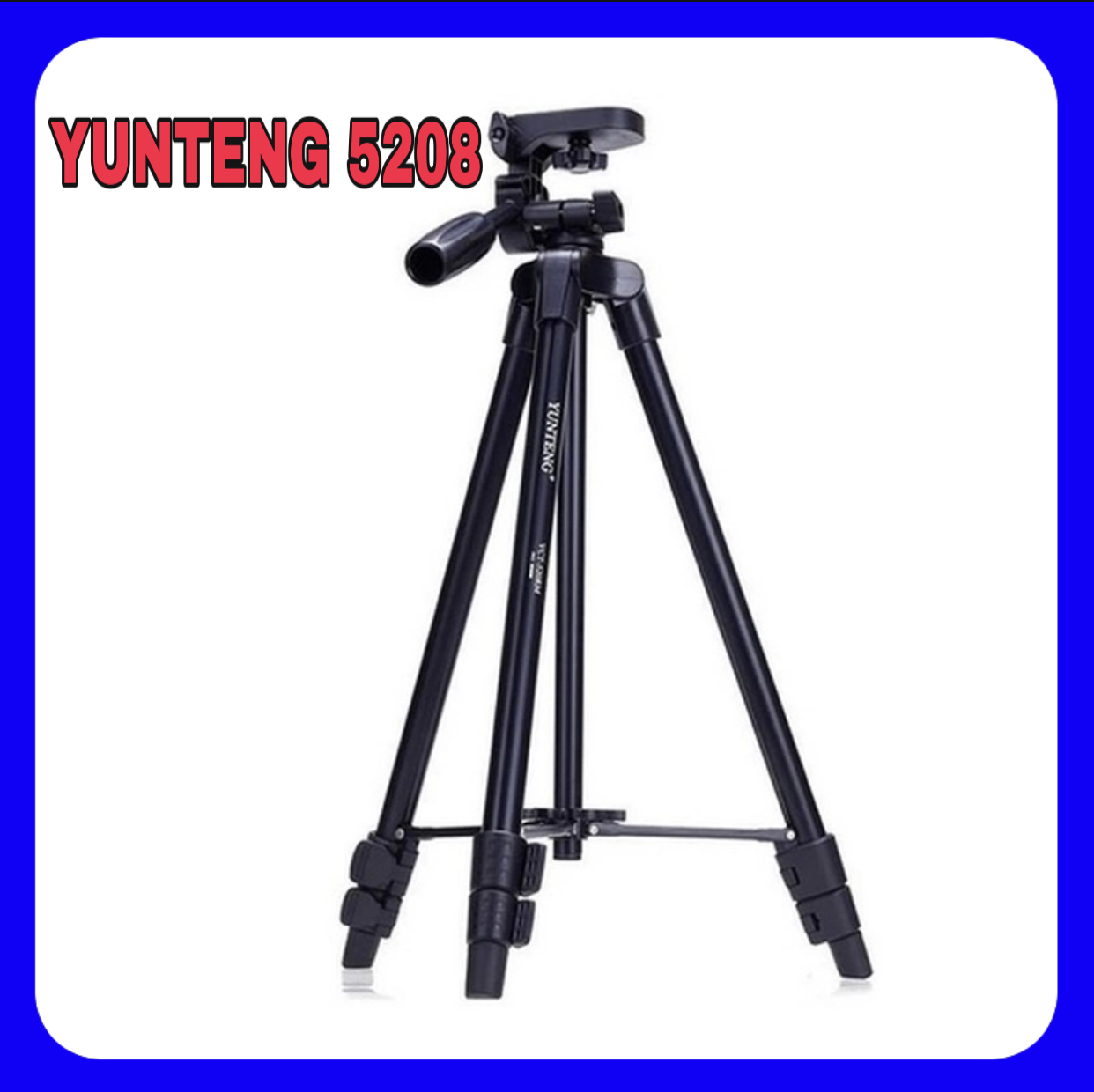 YUNTENG VCT-5208 ชุดขาตั้งกล้อง พร้อมรีโมท หัวต่อมือถือ รุ่น