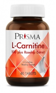 Prisma L-Carnitine 500 Plus Rosehip Extract 45 capsules