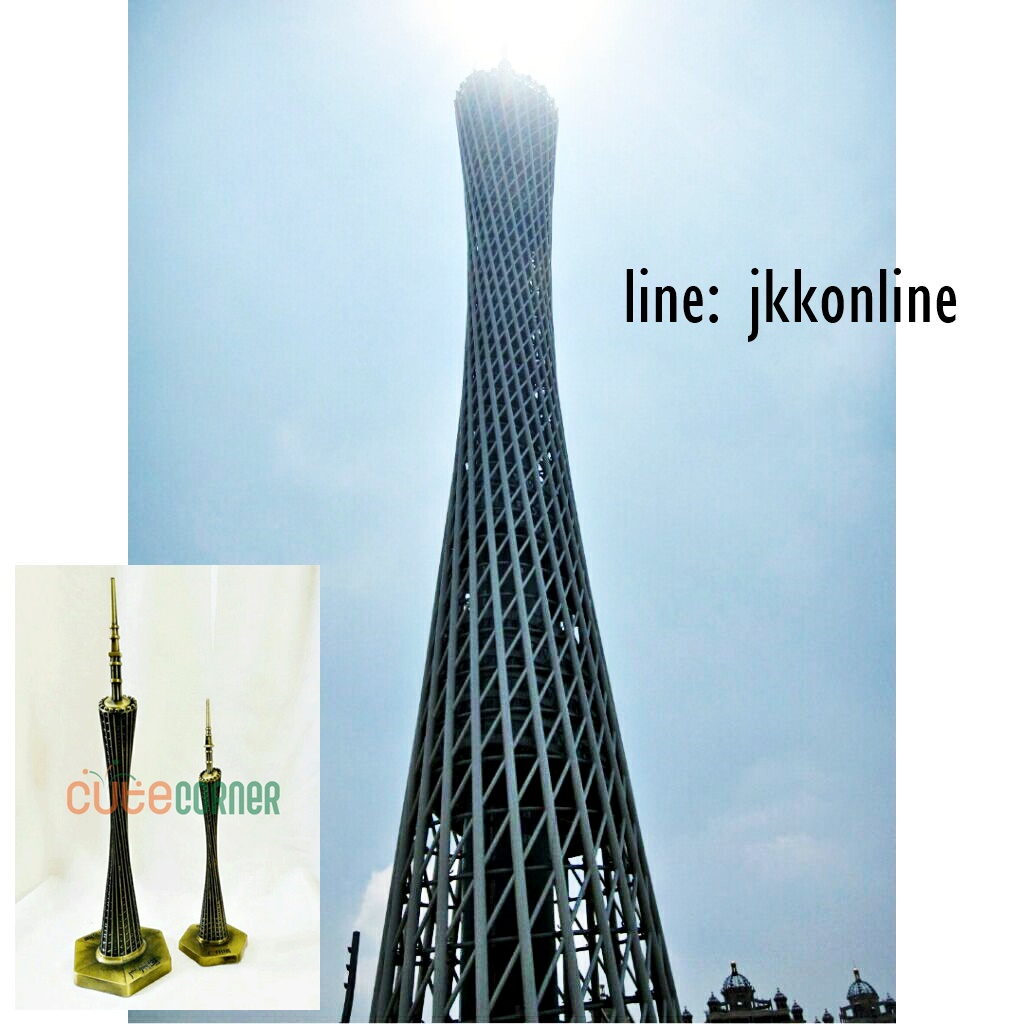 01717-โมเดลกวางโจวทาวเวอร์ 25 ซม - ฟรีค่าส่ง