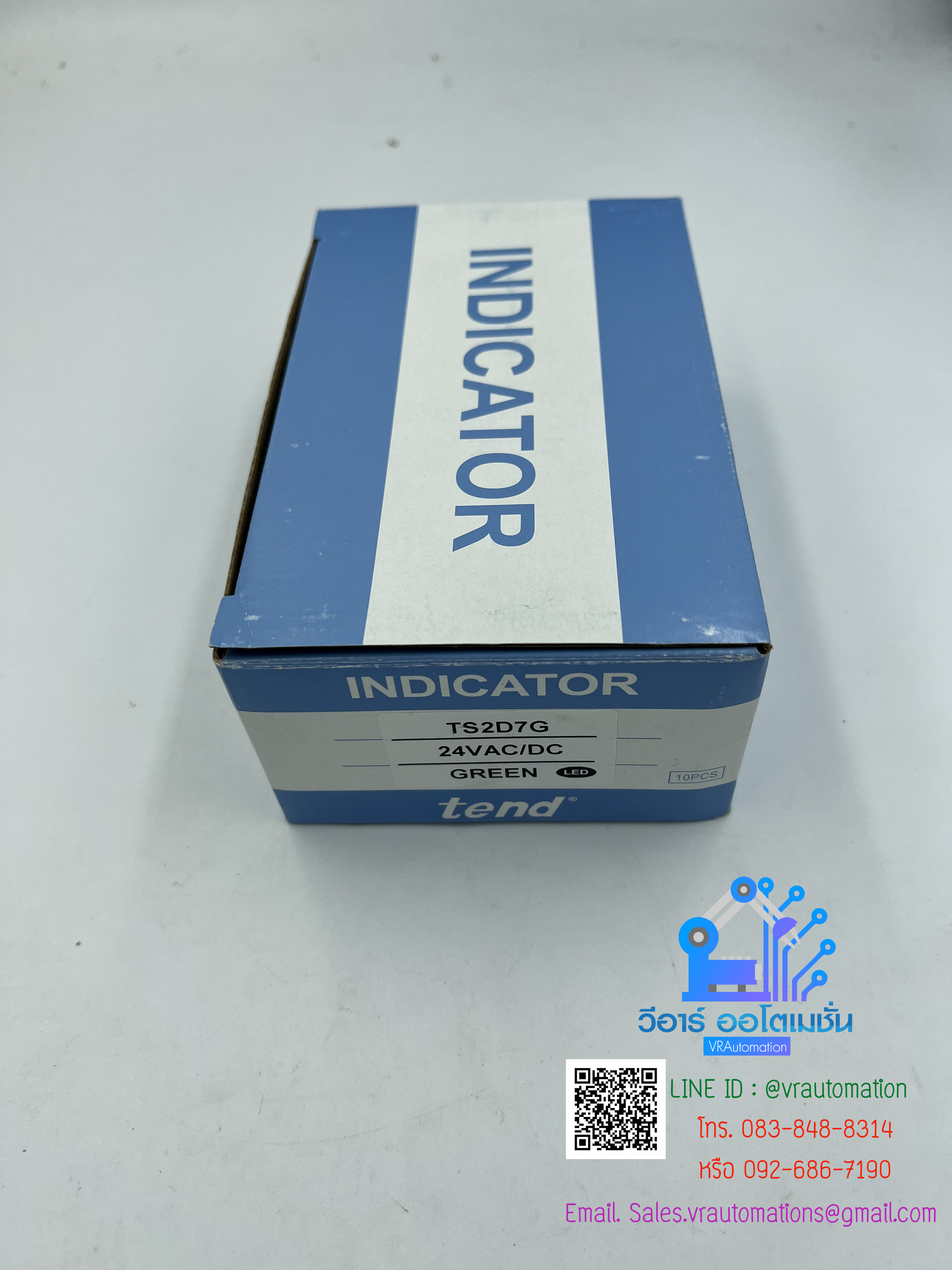 Pilot Lamp 24VDC ขนาด 22 มิลลิเมตร สีเขียว