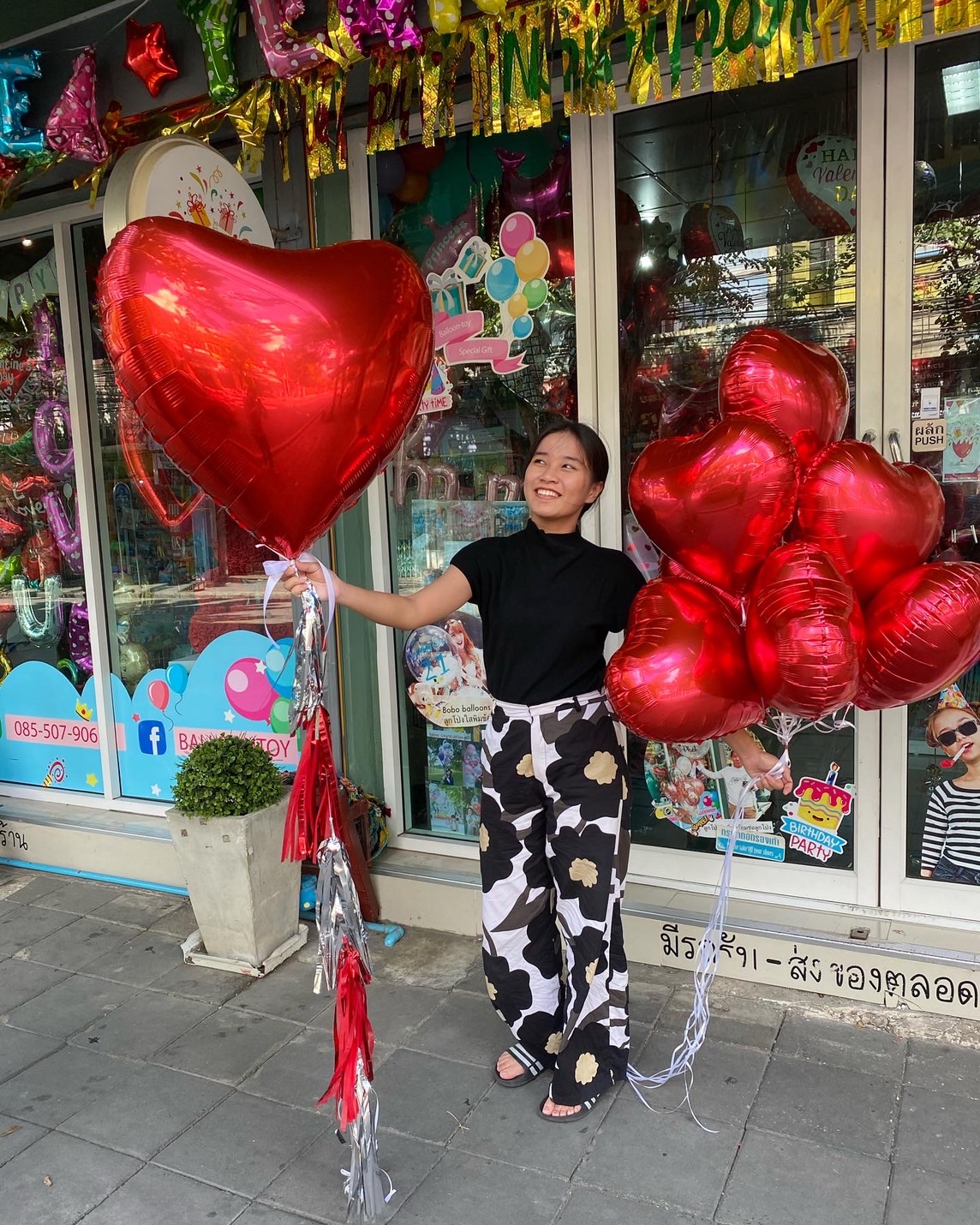 ลูกโป่งหัวใจ วาเลนไทน์ Valentine's balloon