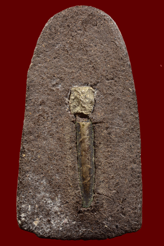 หลวงพ่อทวดเนื้อว่าน พิมพ์พระรอด วัดศรีมหาโพธิ์ พ.ศ. 2537