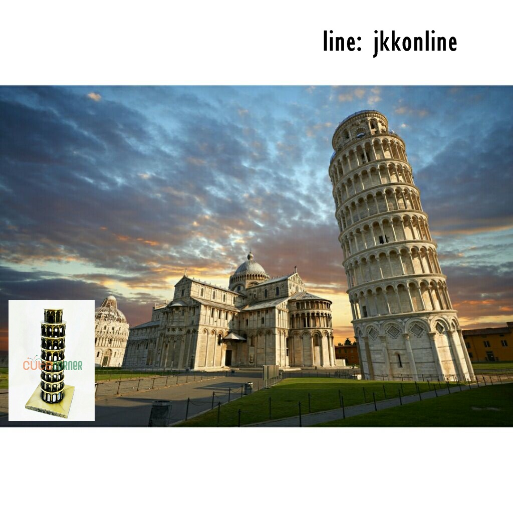 01710-โมเดลหอเอนปิซา 16 ซม - ฟรีค่าส่ง