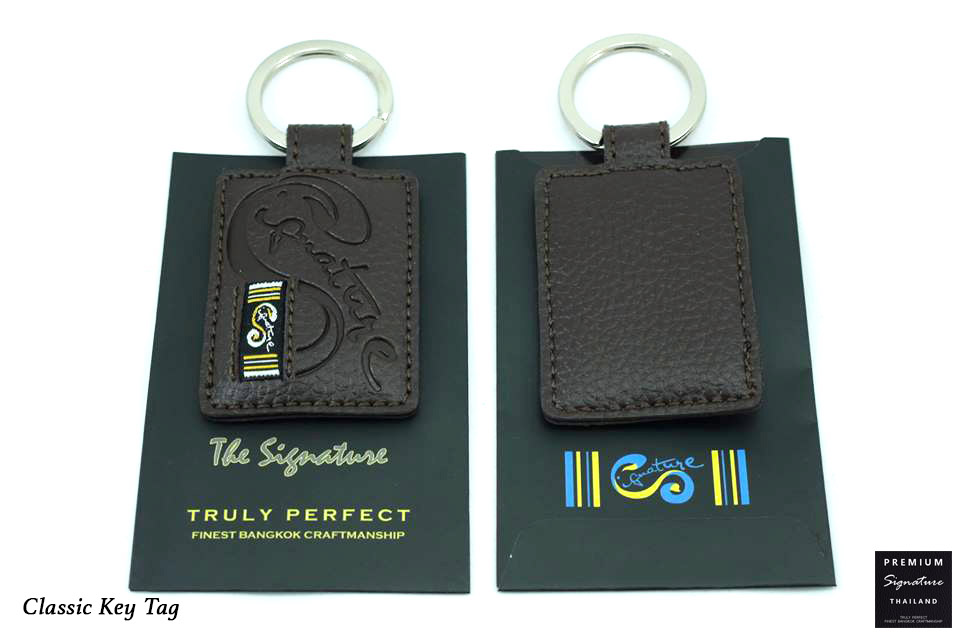 Secrect Brown(น้ำตาลเข้ม) - Key Tag Classic