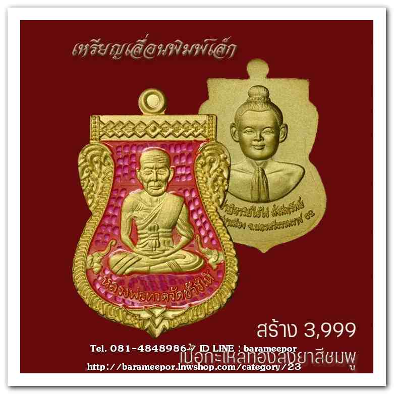 เหรียญหลวงพ่อทวด รุ่นปาฏิหาริย์ไอ้ไข่ มั่งมีทรัพย์ วัดเสมาเมือง จ.นครศรีธรรมราช มีให้เลือกหลายเนื้อ