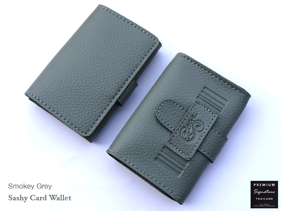 Smokey Grey(เทา) - Sashy Card Wallet