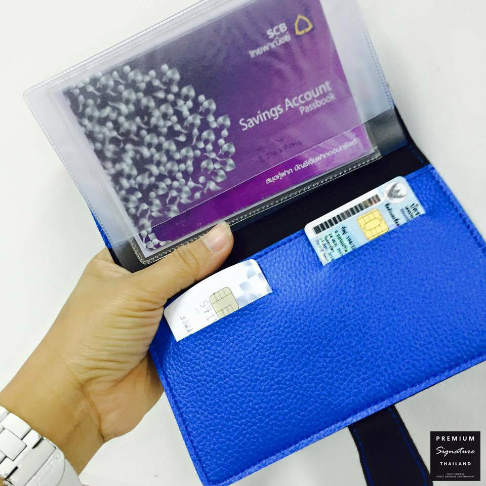 French Blue(น้ำเงิน) - Bookbank Holder