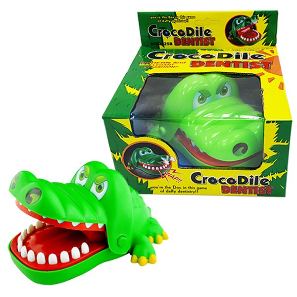 BO004 crocodile dentist จระเข้กดฟัน จระเข้งับนิ้ว