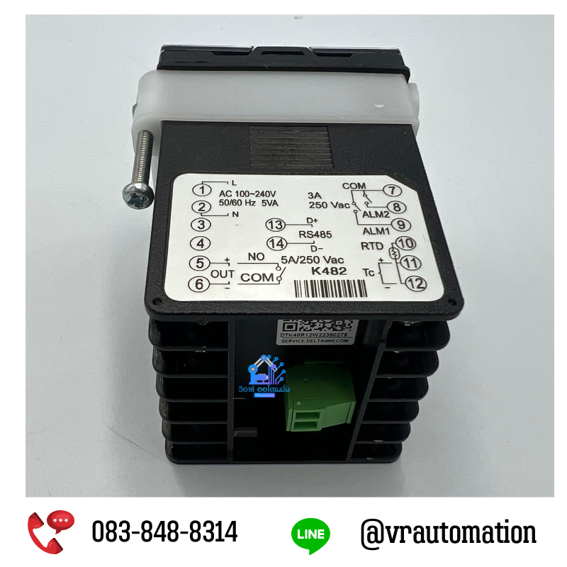 DTK4848R12 Temperature Controller Delta