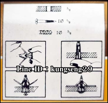 พุกผีเสื้อ พุกร่ม พุกยิปซั่ม ตราเสือ