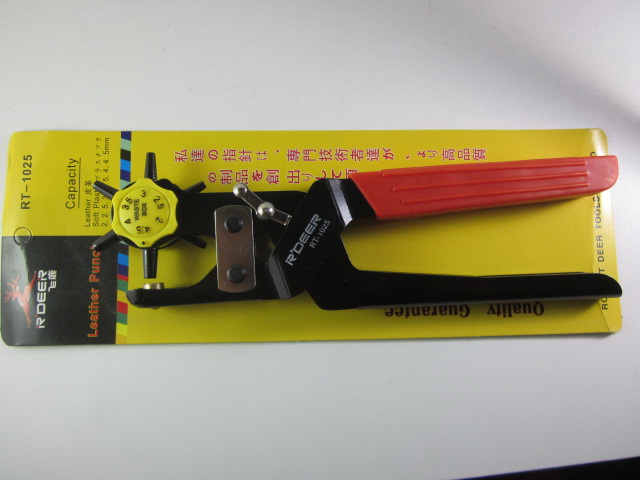 RT-1025 คีมเจาะรูเข็มขัด