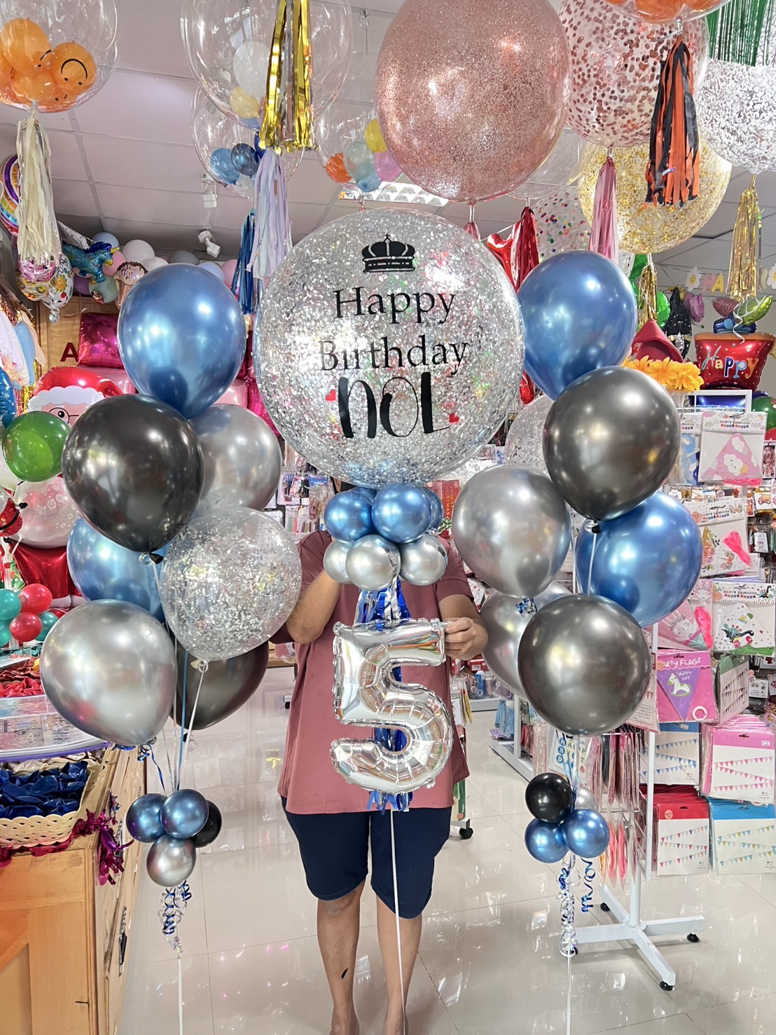 ลูกโป่งรับปริญญาแสดงความยินดี