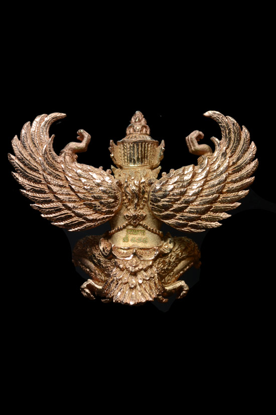 พญาครุฑ รุ่น กิตติคุโณ90 เนื้อทองแดงกะหลั่ยนากขัดเงาพ่นทราย