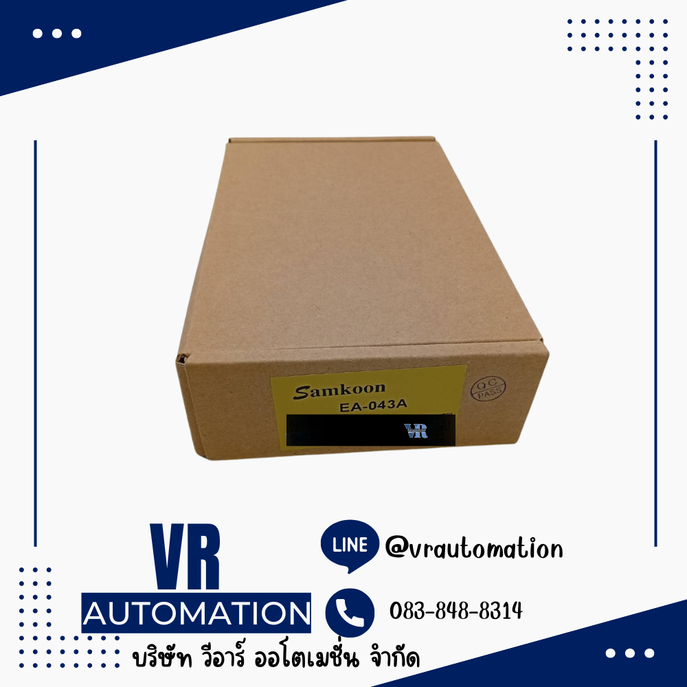 SAMKOON EA-043A | หน้าจอสัมผัส HMI 4.3 นิ้ว (480x272) รุ่นประหยัด รองรับ Serial Port (RS232/485) | P0448