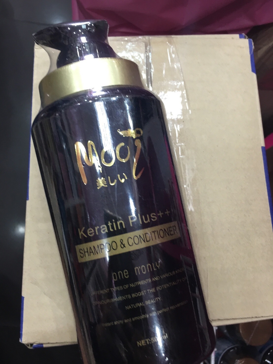 Mooi Keratin Plus++ SHAMPOO & CONDITIONER โมอิ เคราติน พลัส แชมพู แอนด์ คอนดิชันเนอร์ ยิ่งสระ ยิ่งเติมเคราติน ผมยาวไวแบบสุขภาพดี