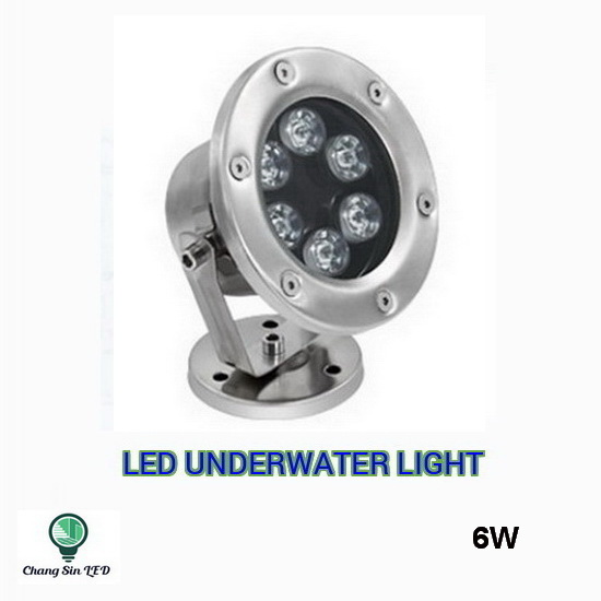 โคมไฟใต้น้ำ LED 6x1W DC12V