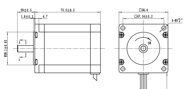 Stepping Motor 2.3Nm | ชุดขับเคลื่อน (STEPPER SET) + Driver TB6600 | กำลังสูง 4.0A VR-Automation | P0417