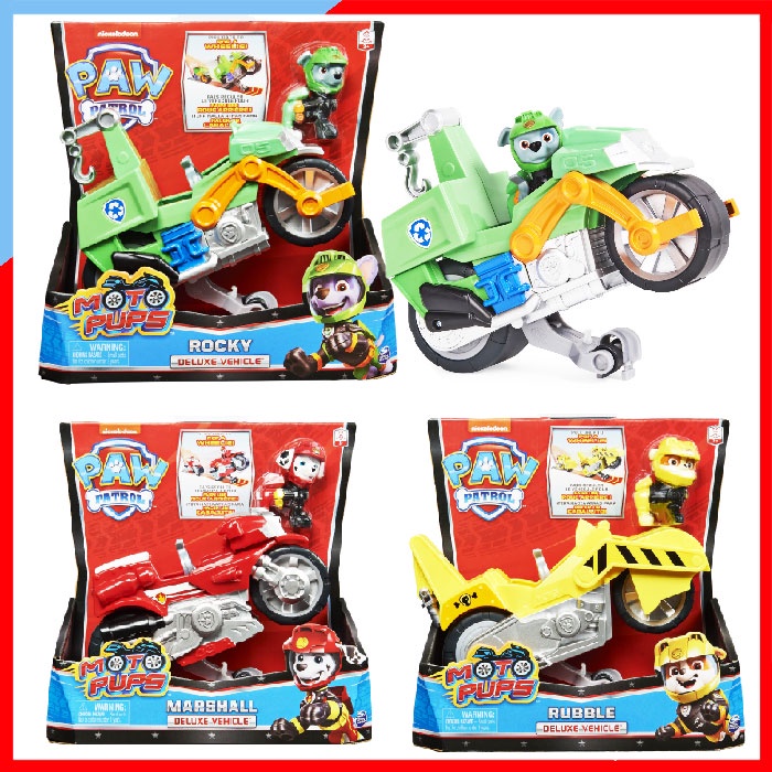 Paw Patrol Moto Pub Deluxe Vehicle ของเล่น รถ พาว พาโทรล