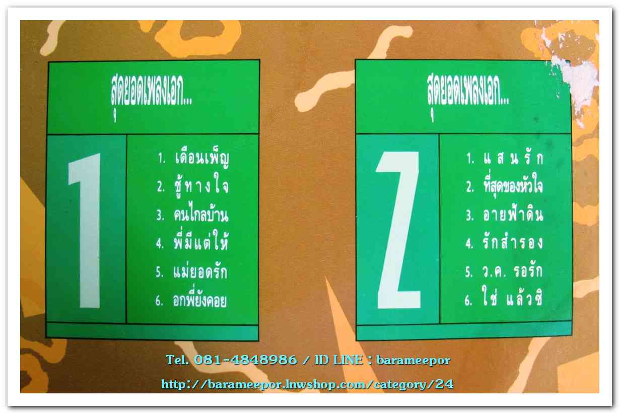 ธานินท์ อินทรเทพ ชุด สุดยอดเพลงเอก เพลงสตริง/เพื่อชีวิตและลูกทุ่งดังๆ นำมาขับร้องใหม่