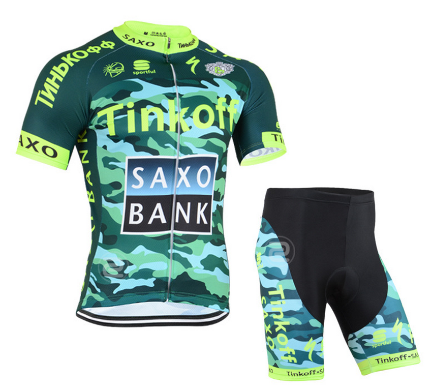 ชุดปั่นจักรยาน Tinkoff Saxo 2015 เสื้อปั่นจักรยาน และ กางเกงปั่นจักรยาน