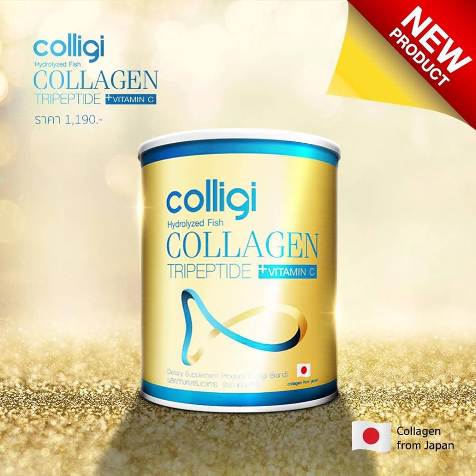 Colligi Collagen คอลลิจิ คอลลาเจน สูตรใหม่เกรดพรีเมียม จาก Amado