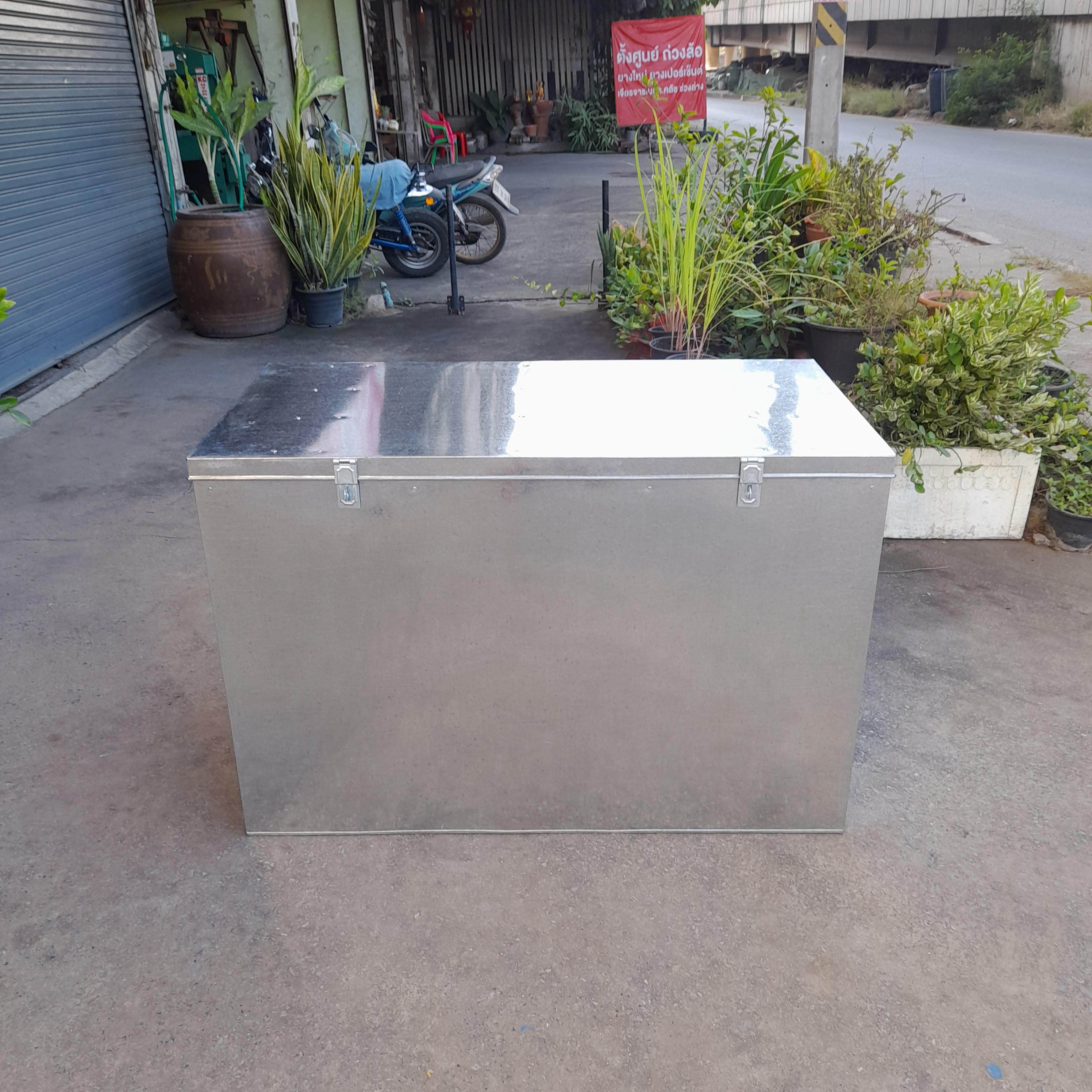 ถังผ้าสังกะสี ก58×ย117×ส.80ซม.