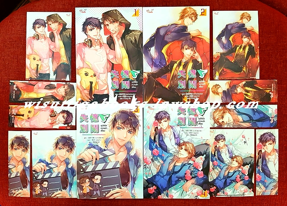 อุบัติรักความจำเสื่อม (4เล่มจบ+ที่คั่น+โปสการ์ดครบ) : Lu Ye Qian He เขียน , Wang Lin แปล