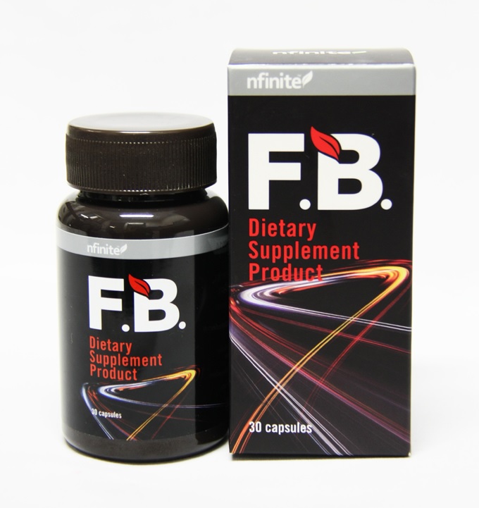 FB Fat burn เอฟ.บี. ผลิตภัณฑ์เสริมอาหาร (เอ็นฟินิต) ลดไขมันช่องท้อง สลายเซลลุไลท์ 30 Capsules