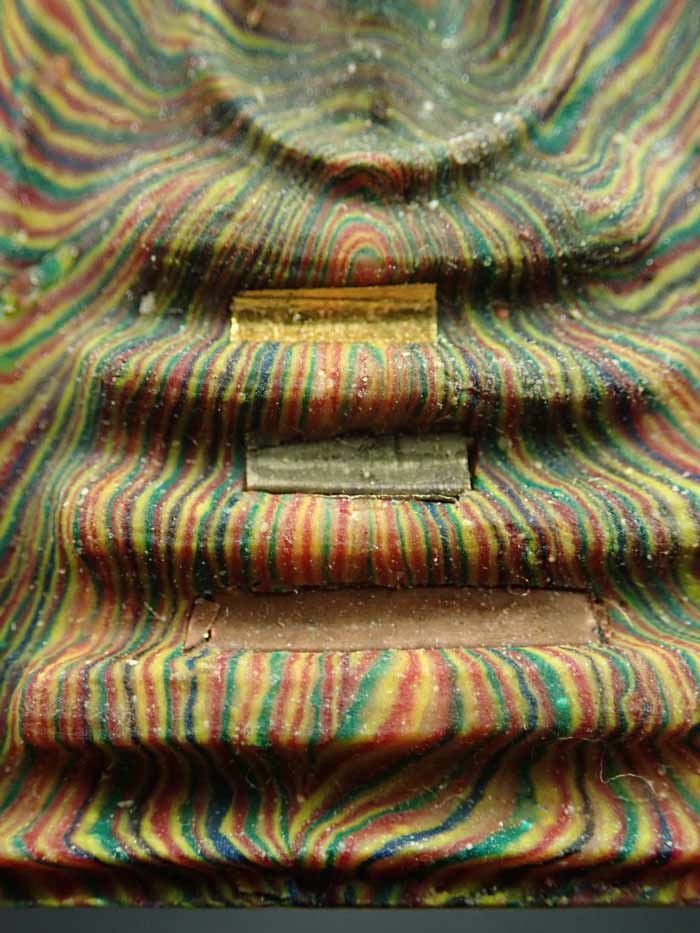 พระสมเด็จสายรุ้งหลวงพ่อแพ วัดพิกุลทอง จ.สิงห์บุรี ฝังตะกรุด 3 กษัริตย์ (ทอง/เงิน/นาก) รุ่นสร้างสะพานอินทร์บุรี ปี 2535