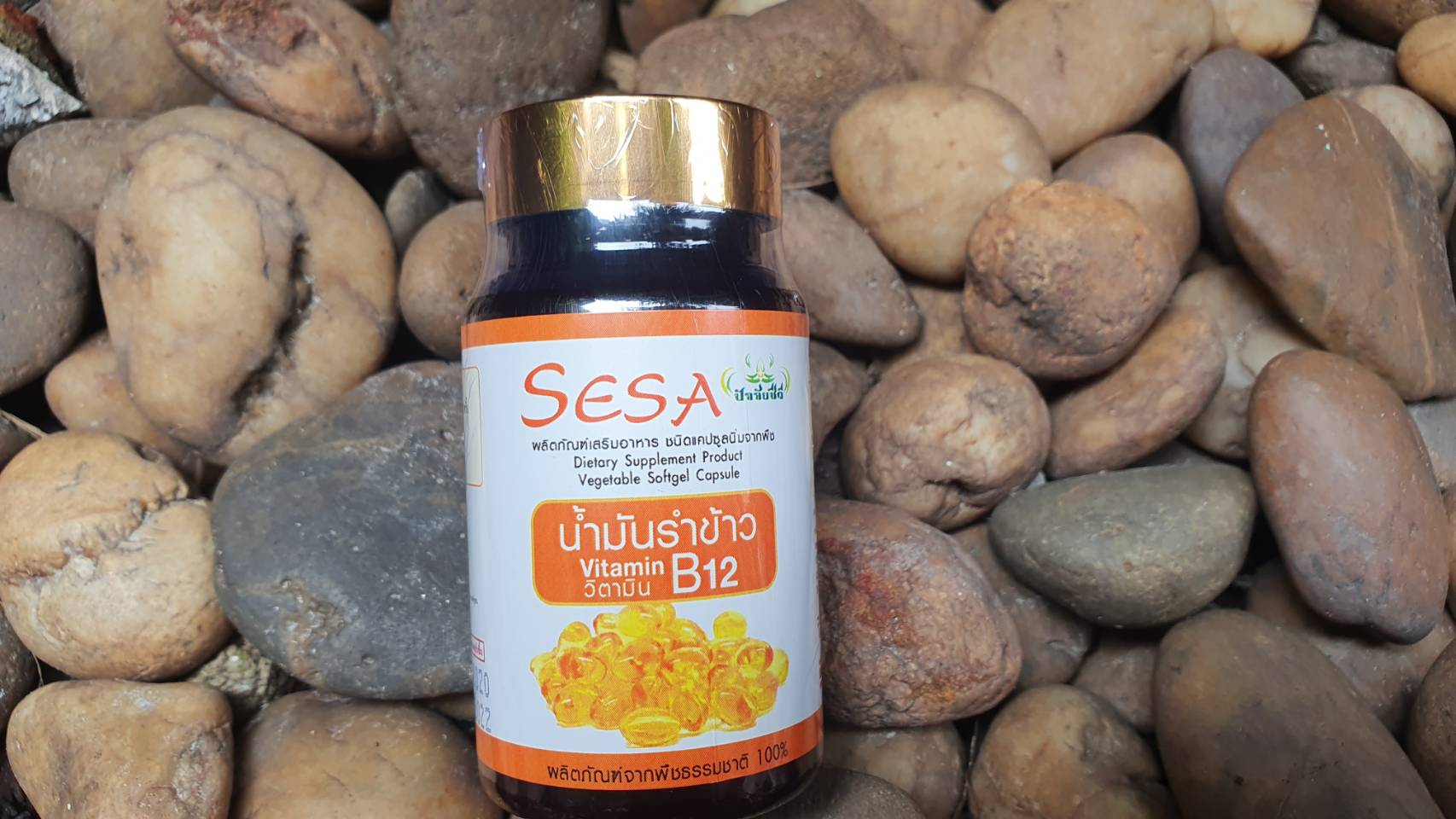 46-104-4100-1 น้ำมันรำข้าว+B12 60ซอฟเจล*SEASA ปัจจัยชีวี