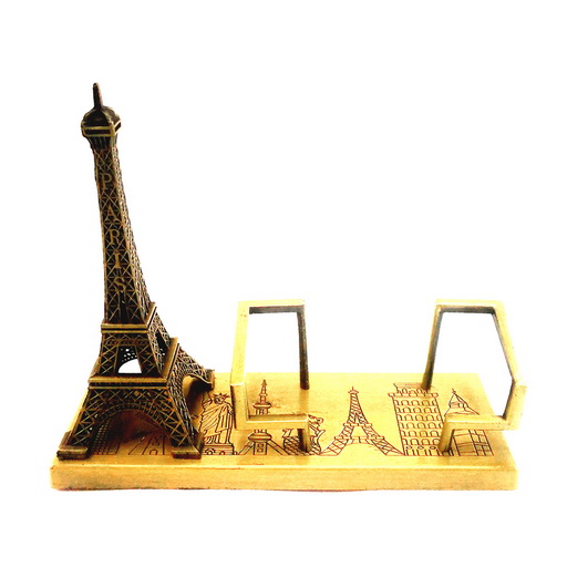 01822-โมเดลหอไอเฟล 13ซม พร้อมที่วางนามบัตร/โทรศัพท์ - ฟรีค่าส่ง