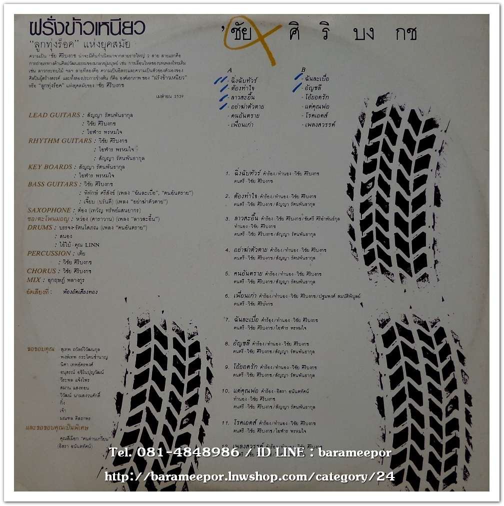 ชัย ศิริบงกช ชุด ฝรั่งข้าวเหนียว