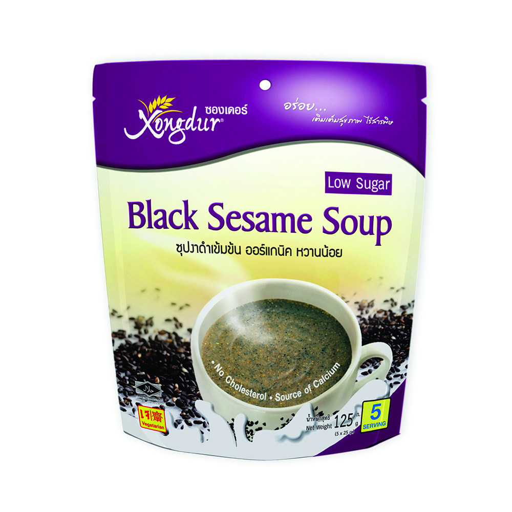 36-375-3500-1 ซุปงาดำซองเดอร์ 100 กรัม (5ซอง) สีม่วง