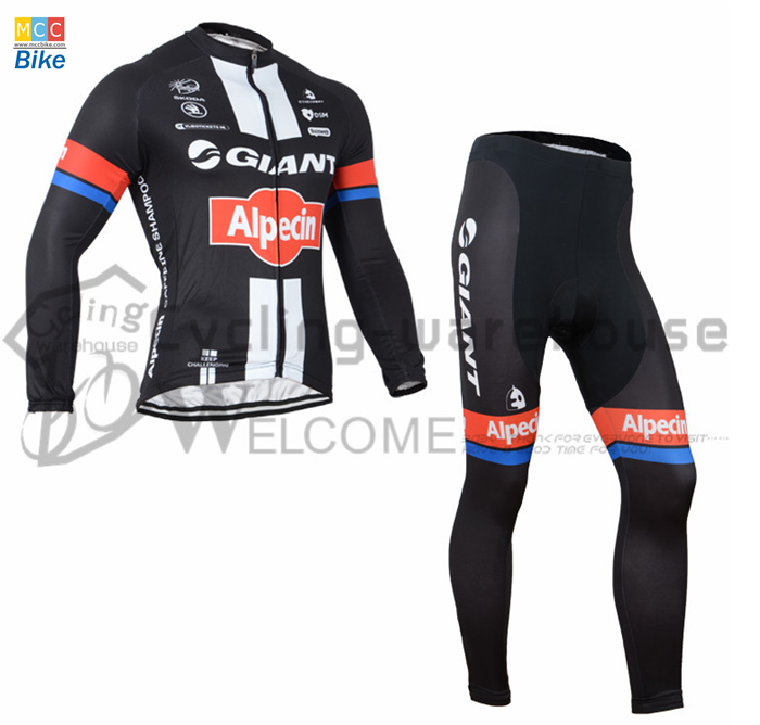 ชุดปั่นจักรยาน แขนยาว Giant เสื้อปั่นจักรยาน และ กางเกงปั่นจักรยาน