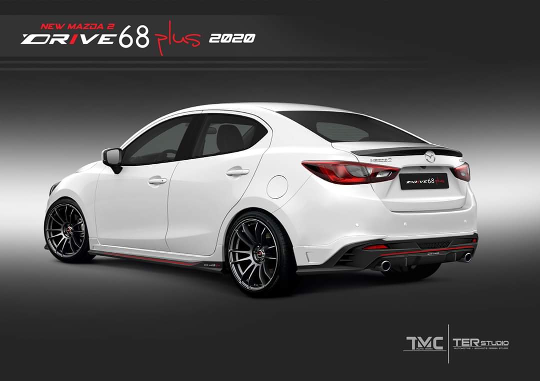 ชุดแต่งรอบคัน mazda2 2019 2020 DRIVE 68