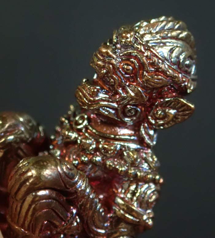 หนุมาน "รุ่นแรก" หลวงพ่อแสวง วัดลาดปลาดุก นนทบุรี ปี 2559 เนื้อมหาชนวน (กรรมการ) หมายเลข 100