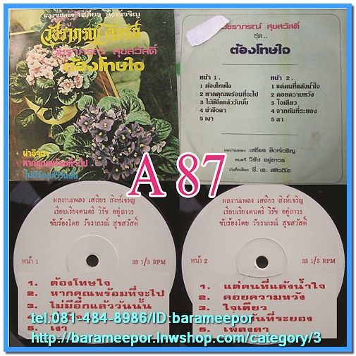 วัชราภรณ์ สุขสวัสดิ์ ชุด ต้องโทษใจ