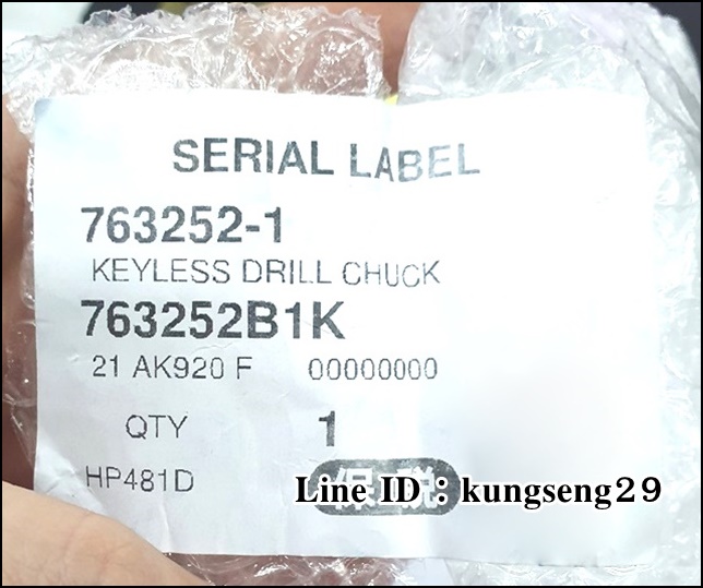 หัวสว่านเจาะกระแทกไร้สาย MAKITA รุ่น DHP458 #12 [แท้]