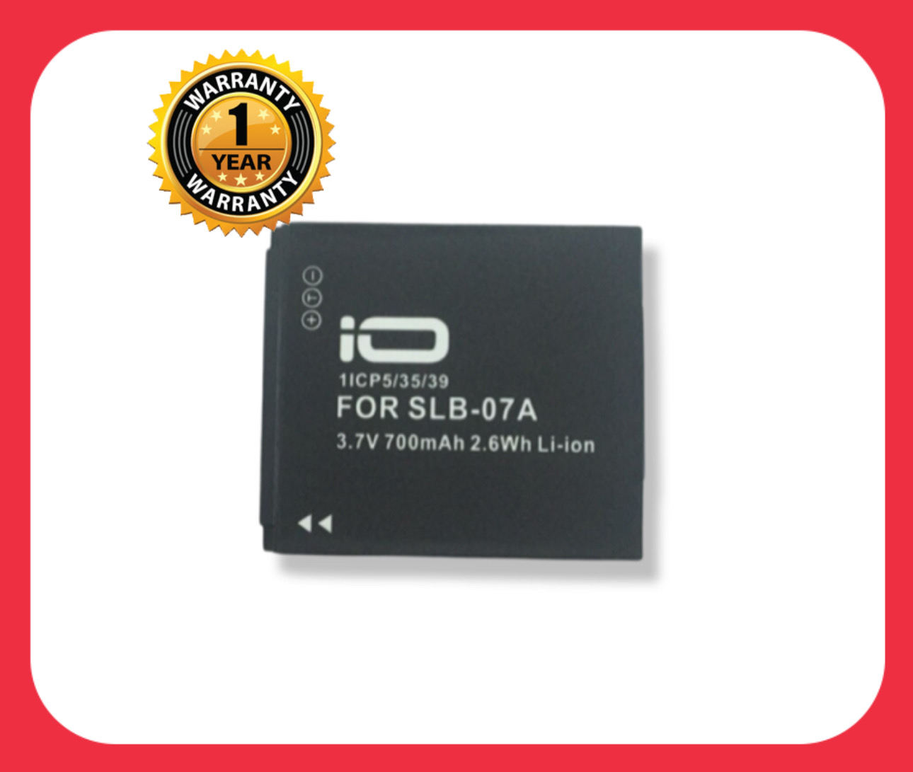 แบตเตอรี่ ซัมซุง SLB07/Samsung Battery SLB-07 แบตเตอรี่กล้อง Sumsung รหัสSLB-07 SLB-07A Camera Battery แบตกล้องซัมซุง Samsung รุ่น DV 150,ST50,ST500,ST550,TL100,TL205,TL210,TL220,TL225,TTL-20